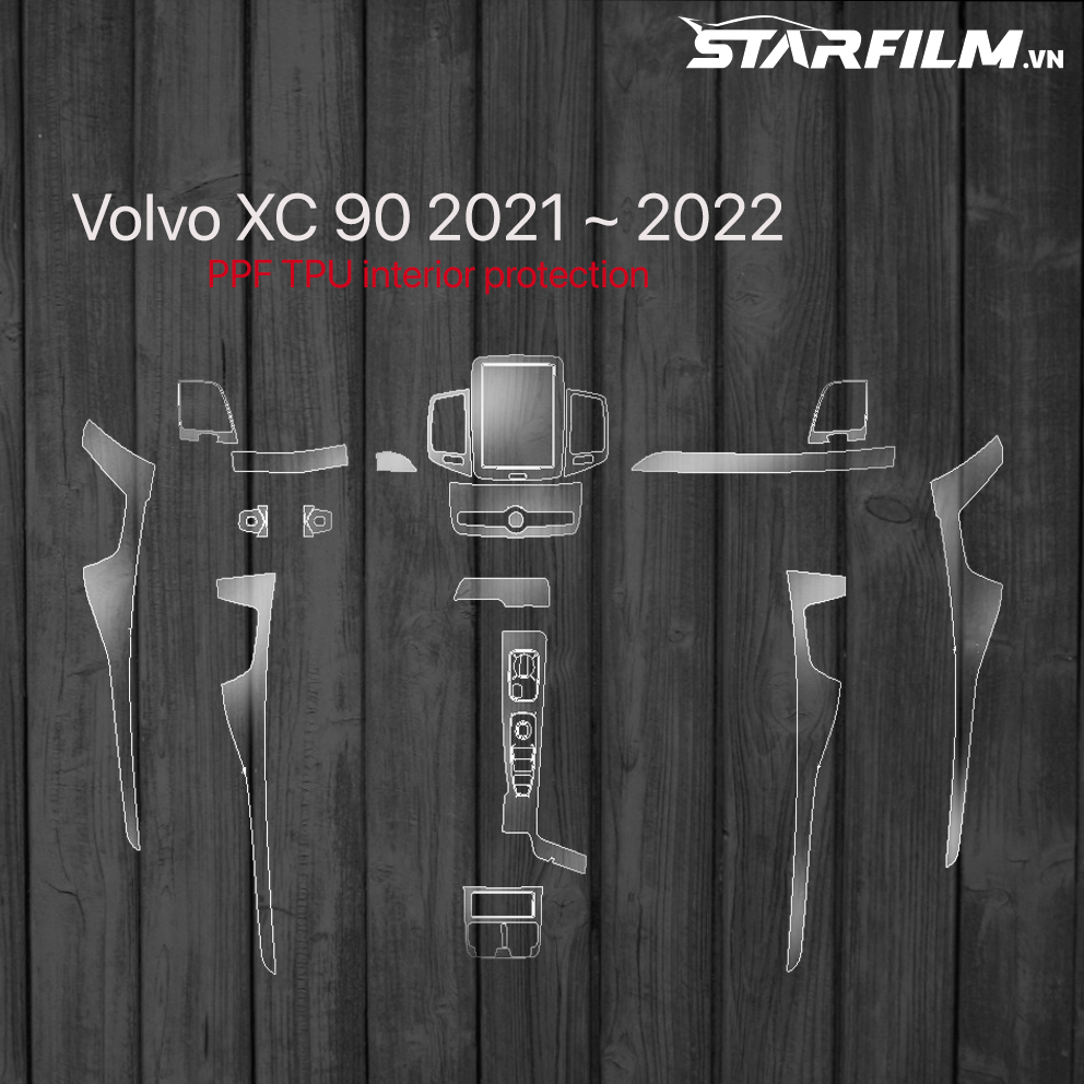Volvo XC 90 PPF TPU Nội thất chống xước tự hồi phục STARFILM